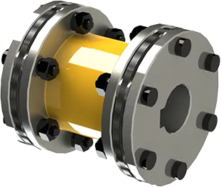 Kopling Fleksibel dengan Elemen Elastis Logam